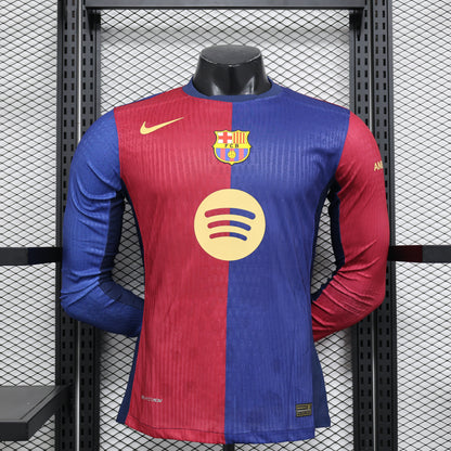 BARCELONA HOME KIT 24-25 LONG SLEEVES